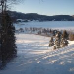 Méga descente en luge (vue sur le fjord)